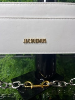 Jacquemus Ciu Ciu Chain Shoulder Bag White