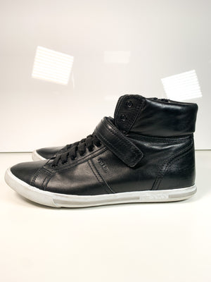 Men’s Prada Black High-Top Sneakers 40.5