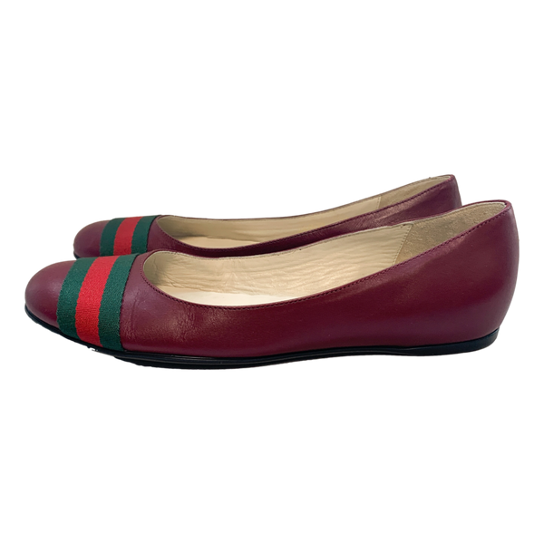 Gucci Red Flats 36