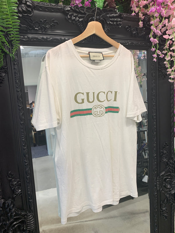 Gucci Distressed Oversized T-shirt M - Love Luxe