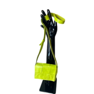 Bottega Veneta Mini Cassette Crossbody Bag Lime