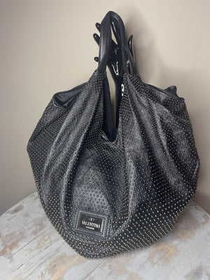 Valentino Studded Large Hobo Bag
