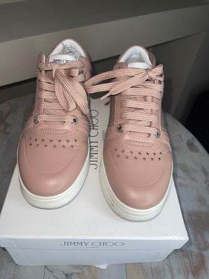 Jimmy Choo Miami F Pink Trainer 37.5