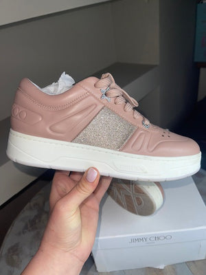 Jimmy Choo Miami F Pink Trainer 37.5