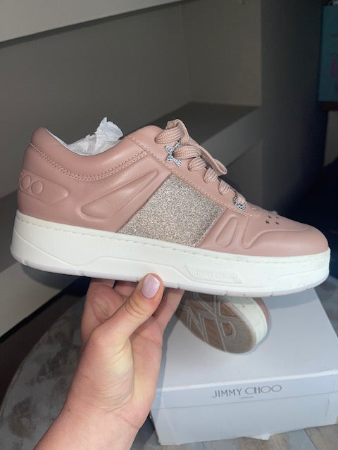 Jimmy Choo Miami F Pink Trainer 37.5