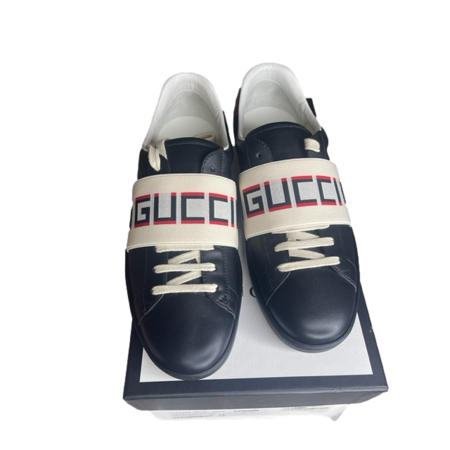 Brand New Mens Gucci Ace Trainers 8 UK Love Luxe