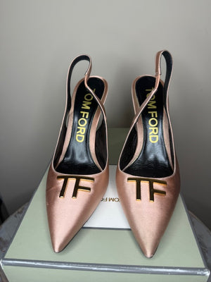 Tom Ford Satin Slingbacks 41