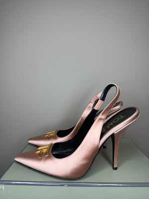 Tom Ford Satin Slingbacks 41