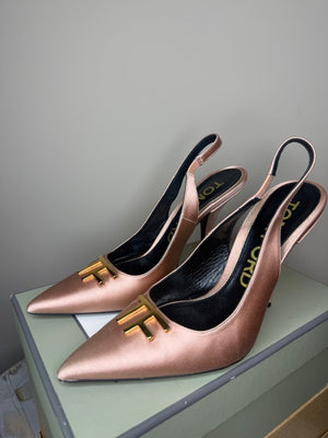 Tom Ford Satin Slingbacks 41