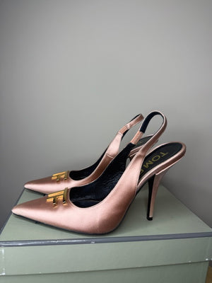 Tom Ford Satin Slingbacks 41