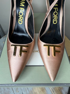 Tom Ford Satin Slingbacks 41
