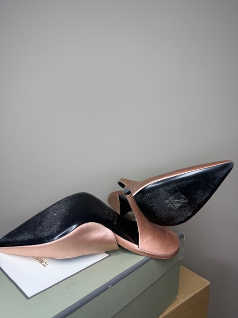 Tom Ford Satin Slingbacks 41