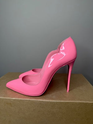 Christian Louboutin Hot Chick Pink Patent Pumps 38
