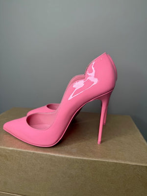 Christian Louboutin Hot Chick Pink Patent Pumps 38