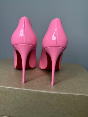 Christian Louboutin Hot Chick Pink Patent Pumps 38
