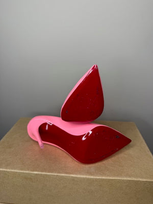 Christian Louboutin Hot Chick Pink Patent Pumps 38