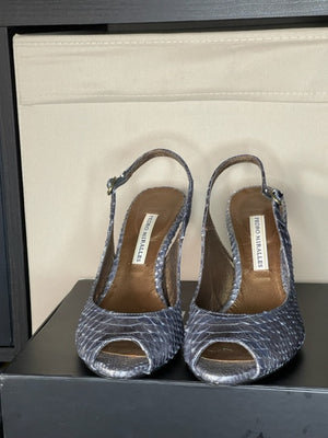 Pedro Miralles Python Skin Slingbacks 38 (Runs big)