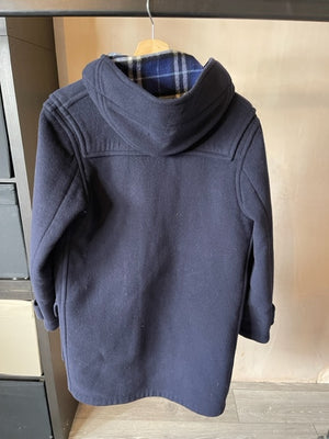 Burberry Wool Ladies Duffle Coat Navy 10-12 UK