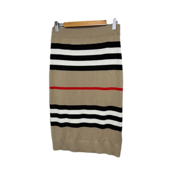 Burberry Knitted Pencil Skirt M
