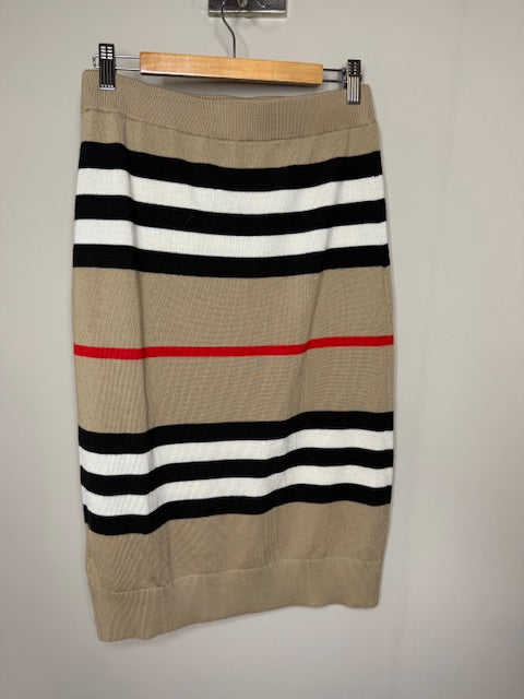 Burberry Knitted Pencil Skirt M