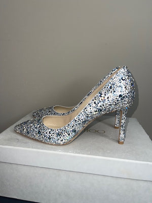 Jimmy Choo Romy Crystal Pumps 37