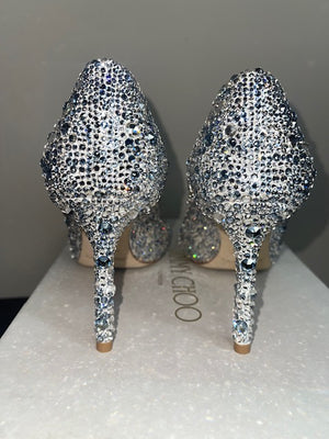 Jimmy Choo Romy Crystal Pumps 37
