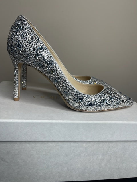 Jimmy Choo Romy Crystal Pumps 37