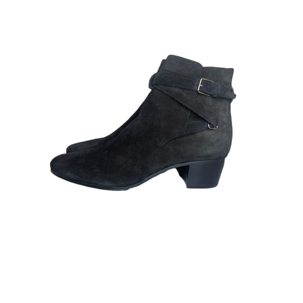 Brand New Saint Laurent Suede Ankle Boots 39.5