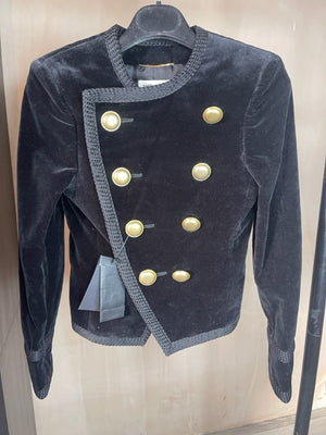 Brand New Saint Laurent Velvet Jacket Size 10