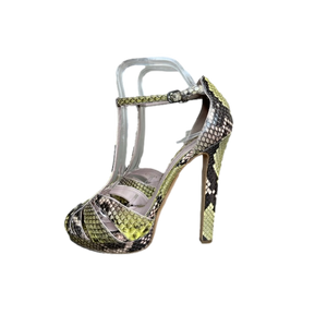 Alexander Mcqueen Python Platform Sandals 39