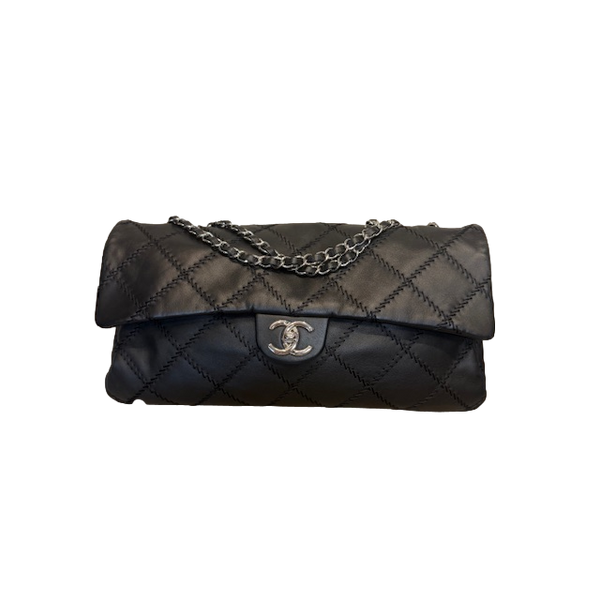Chanel Ultra Stitch Black Flap Bag