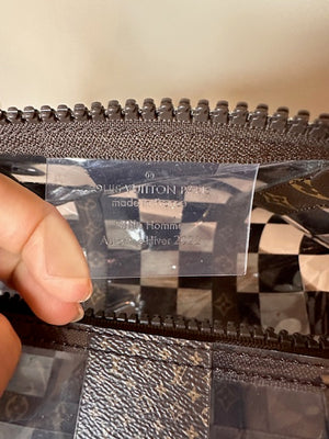 Louis Vuitton Rare Chessboard PVC Keepall 50