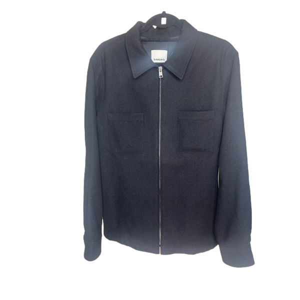 Sandro Mens Shacket Black Large
