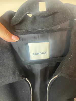 Sandro Mens Shacket Black Large