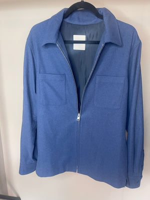 Sandro Mens Shacket Blue Large