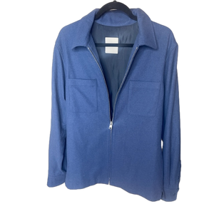 Sandro Mens Shacket Blue Large