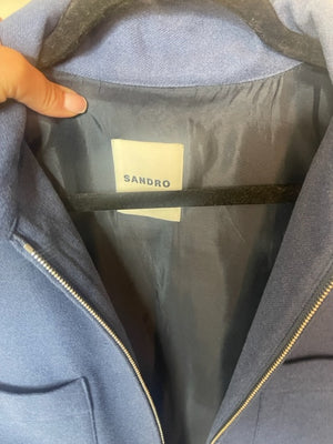 Sandro Mens Shacket Blue Large