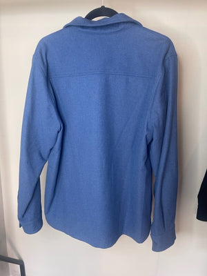 Sandro Mens Shacket Blue Large