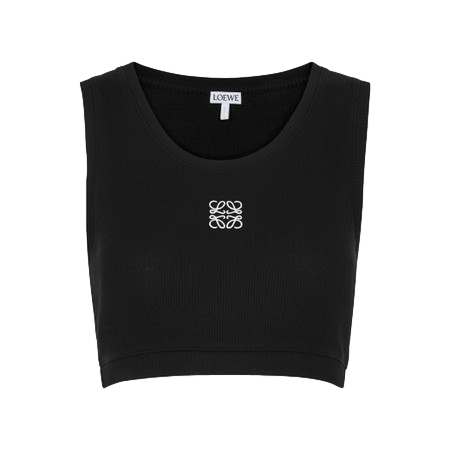 Loewe Black Cropped Tank Top M