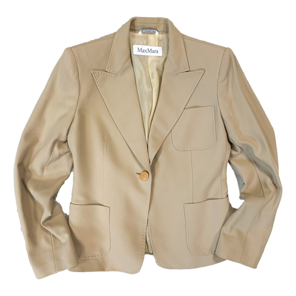 【送料&関税込】Max Mara Apice Blazer Vintage Max Mara Blazer UK 8-10 - Love Luxe