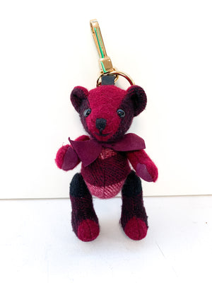 Burberry Tartan Bear Keychain