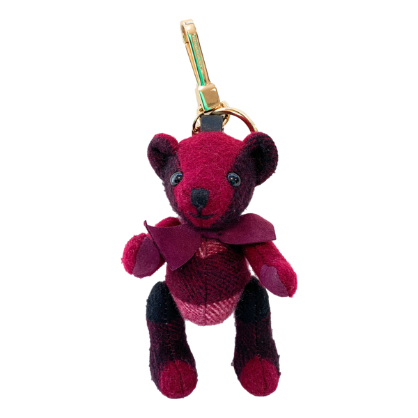 Burberry Tartan Bear Keychain