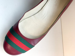 Gucci Red Flats 36