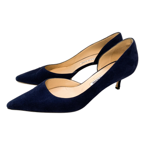 Manolo Blahnik Pumps Navy Suede 39