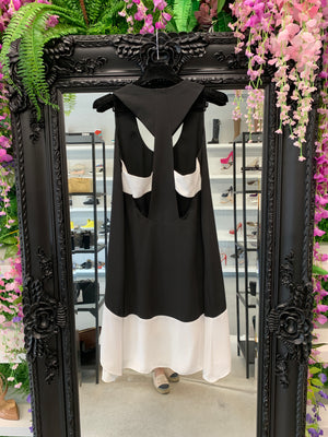 BCBGMaxaria Black and White Dress XS