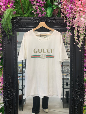 Gucci Distressed Oversized T-shirt M