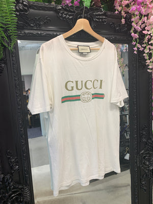 Gucci Distressed Oversized T-shirt M