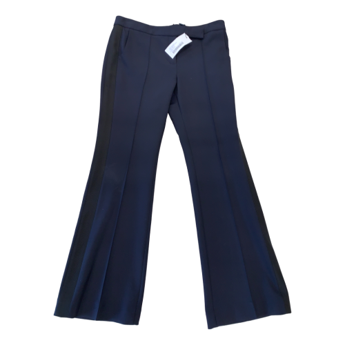 Brand New Tags Amanda Wakeley Tailored Flare Trousers Navy 14