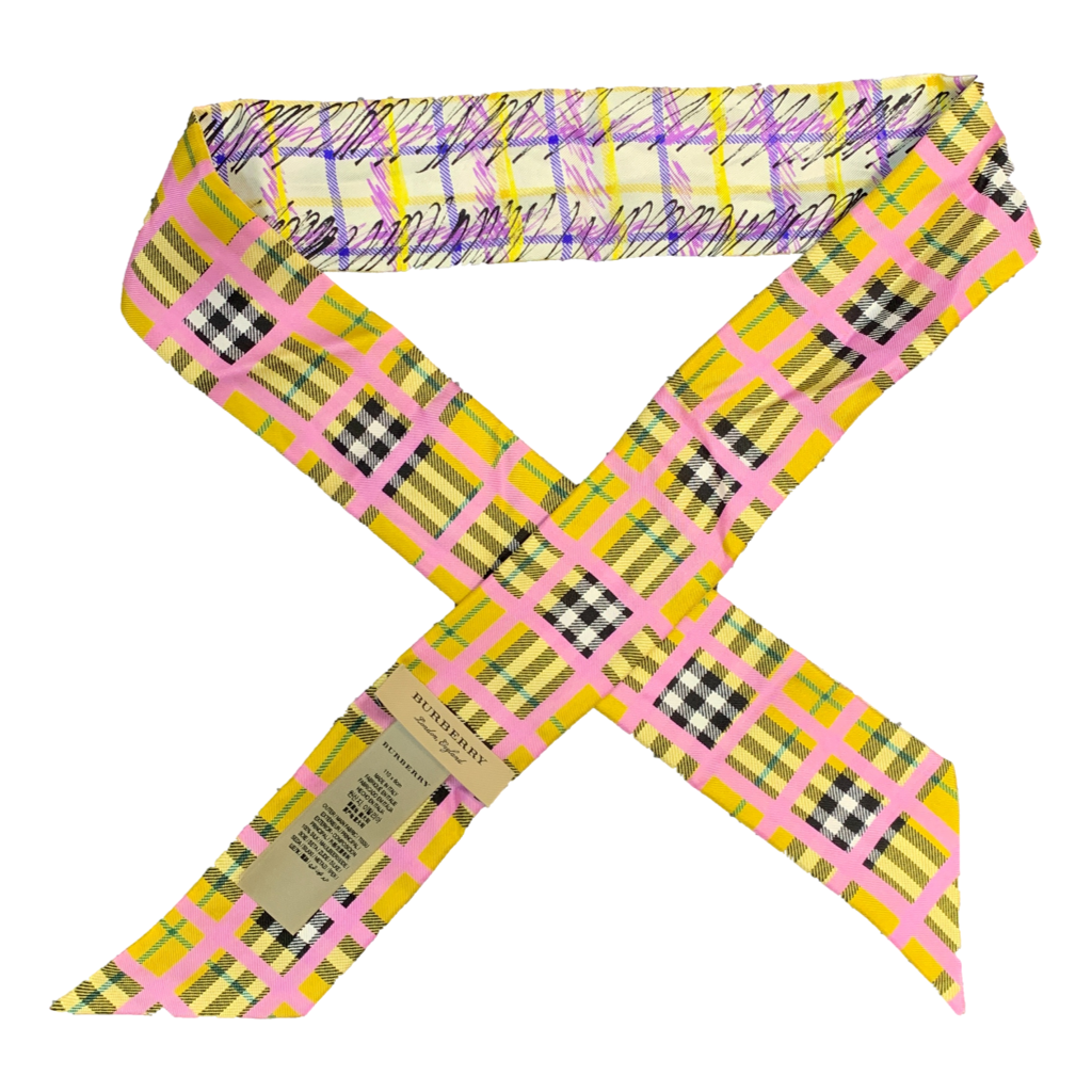 Burberry Skinny Scarf Pastel Nova Check
