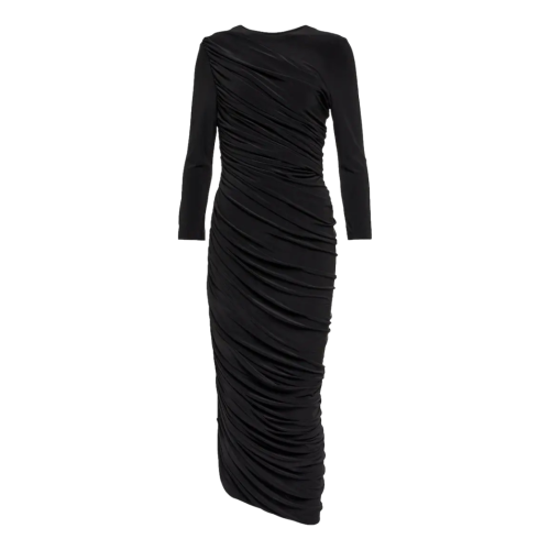 Brand New Current Season Norma Kamali Long Sleeve Diana Dress Small